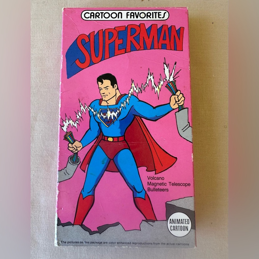 Superman Animated VHS